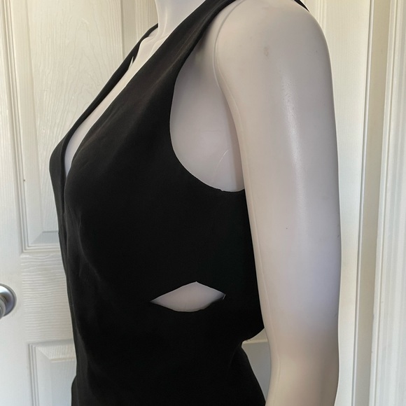 Gianni Versace Vintage 90’s Versus long Black Sleeveless Cutout sides dress 2/4 - Picture 3 of 15